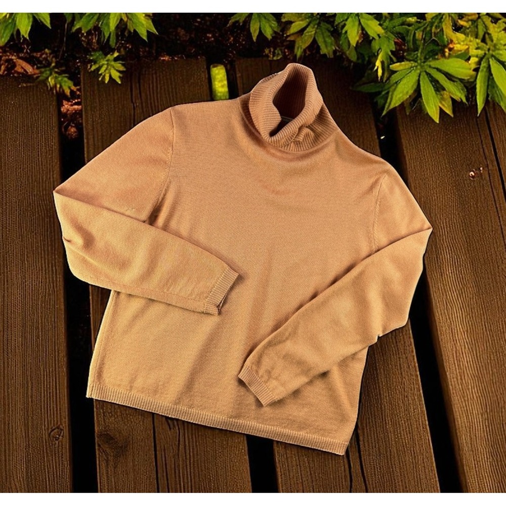 Pendleton Camel/Tan Turtleneck Sweater